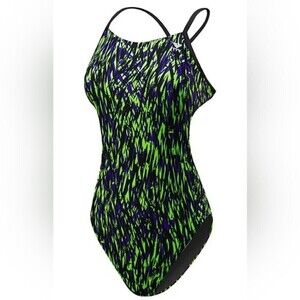 TYR Girls Rasguno Cutoutfit Swimming One Piece size 26.